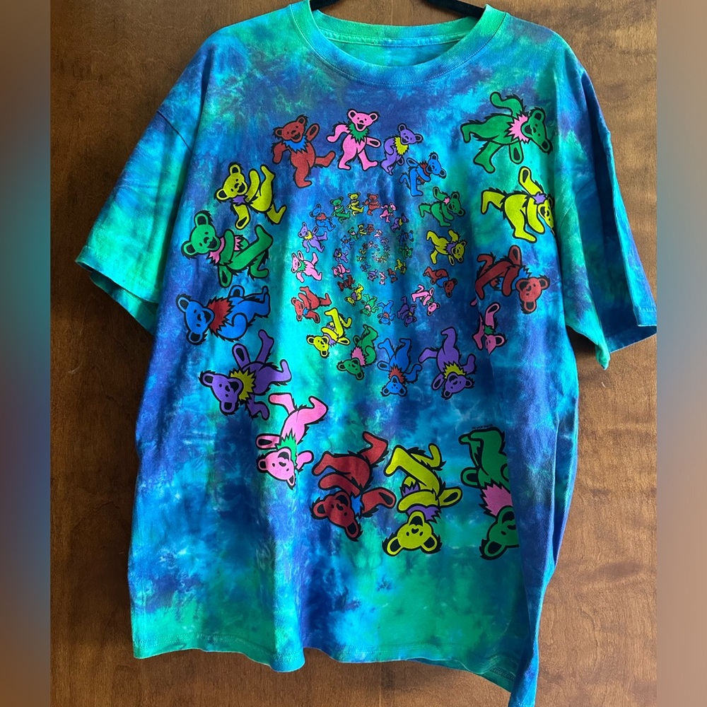 Grateful Dead Bears Spiral Tee